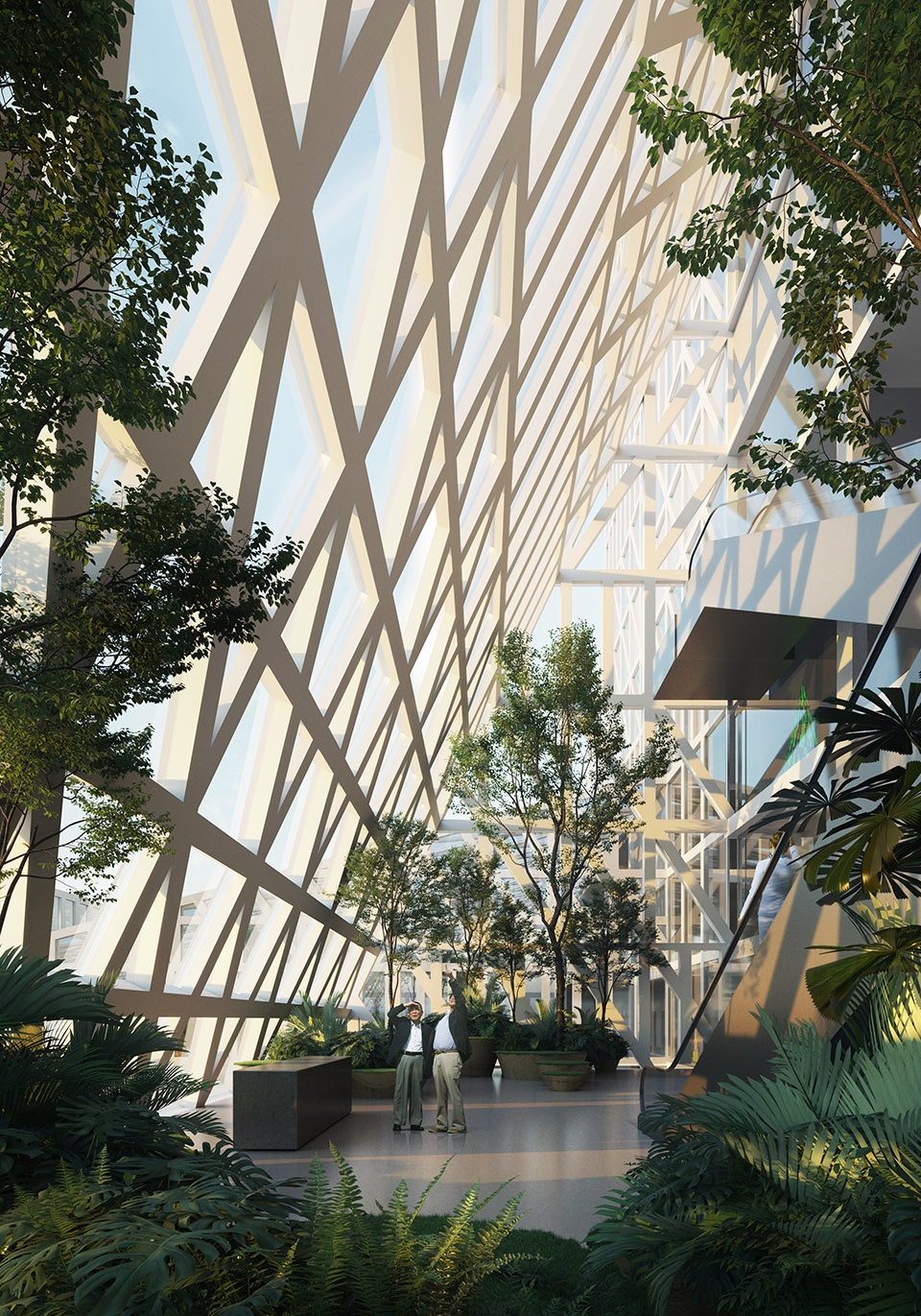 futian civic cultural centre 1st prize competition design china by mecanoo
