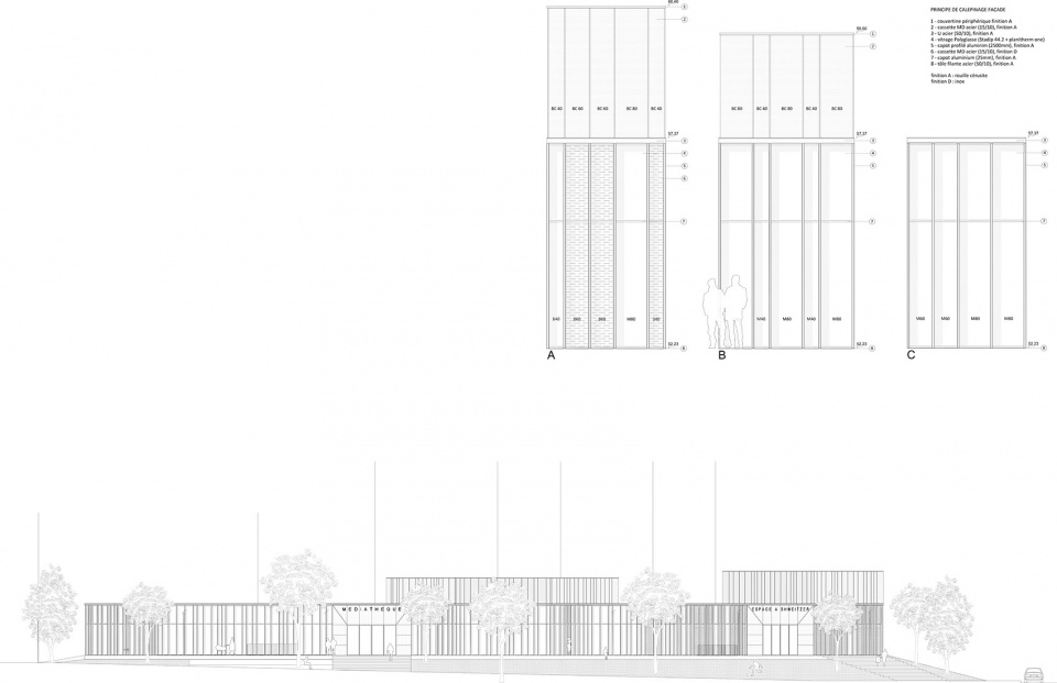 albert schweitzer community centre by mao architectes