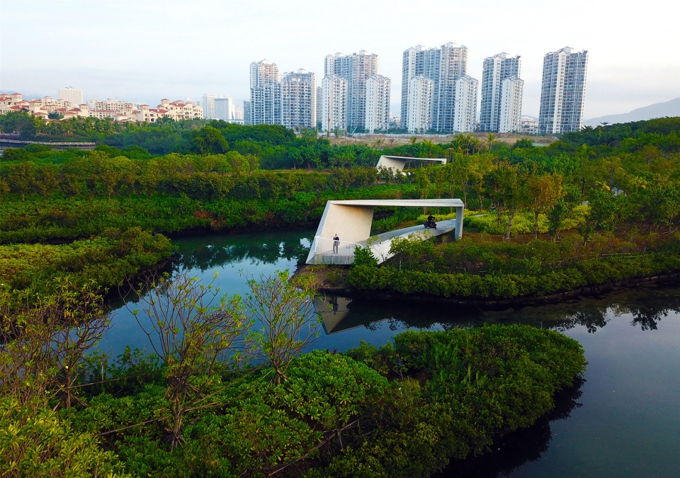 sanya mangrove park china by turenscape