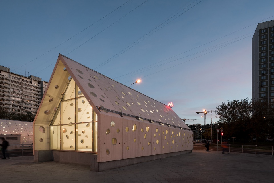 solntsevo metro station by nefa architects