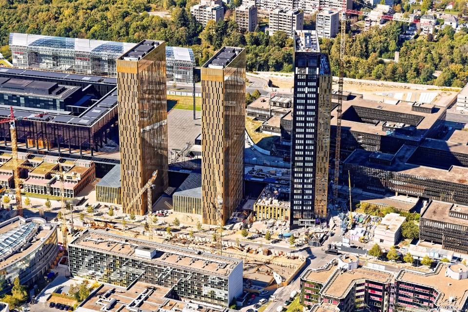 the 5th extension of the courthouse of the court of justice of the european union by dominique perrault architect