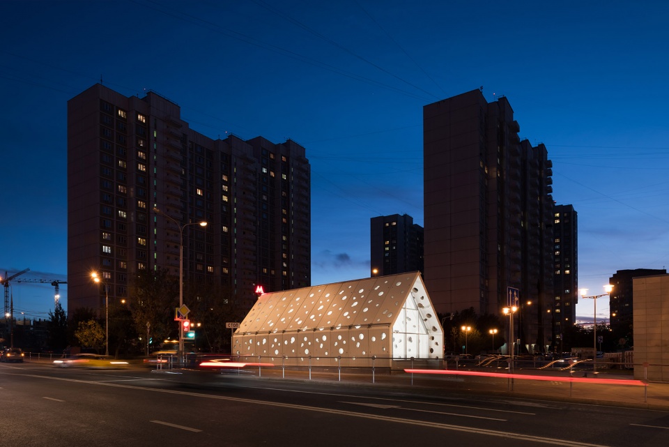 solntsevo metro station by nefa architects
