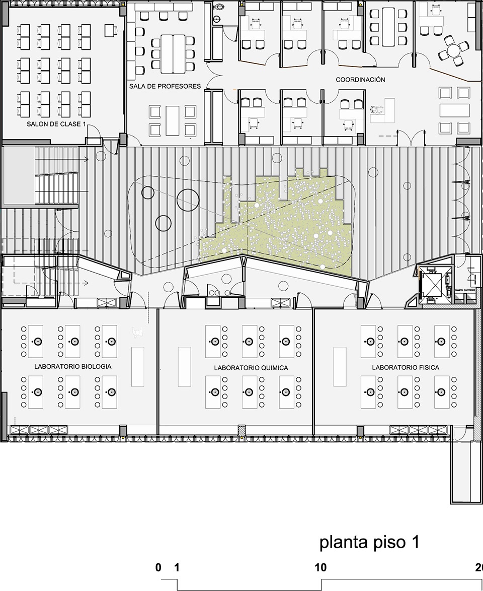 taller de arquitectura de bogotacolegio los nogales high school classroom building by taller de arquitectura de bogota