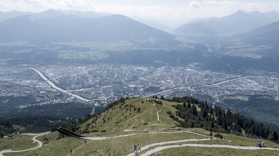 path of perspectives panorama trail on innsbrucks nordkette range snohetta