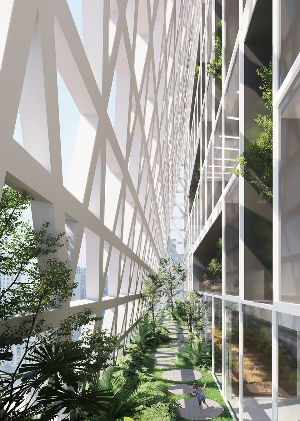 futian civic cultural centre 1st prize competition design china by mecanoo