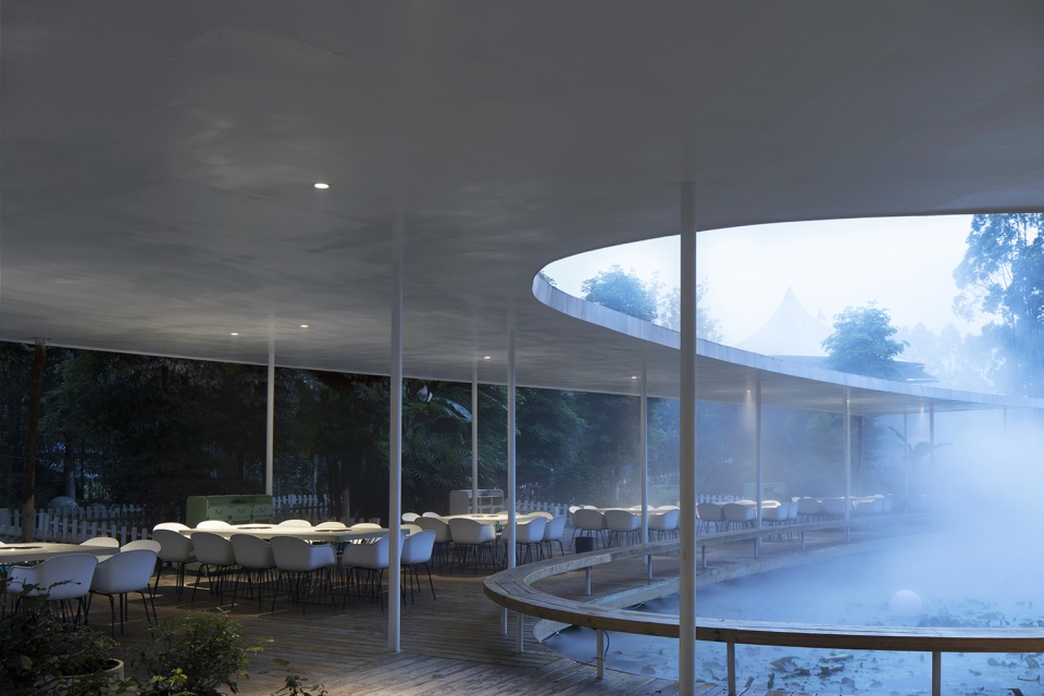 garden hotpot restaurant china by muda architects