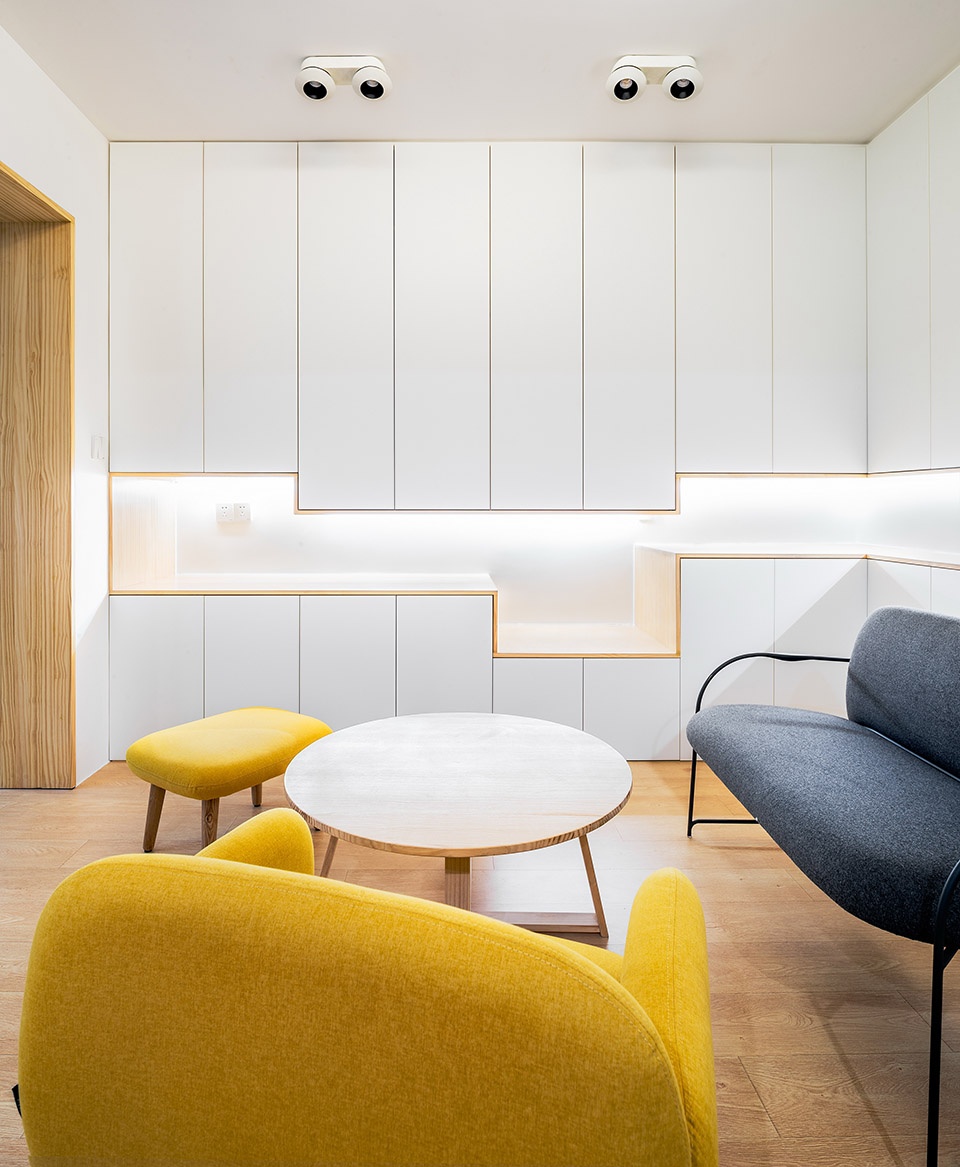 geometrical space for a two kid family china by atelier dy