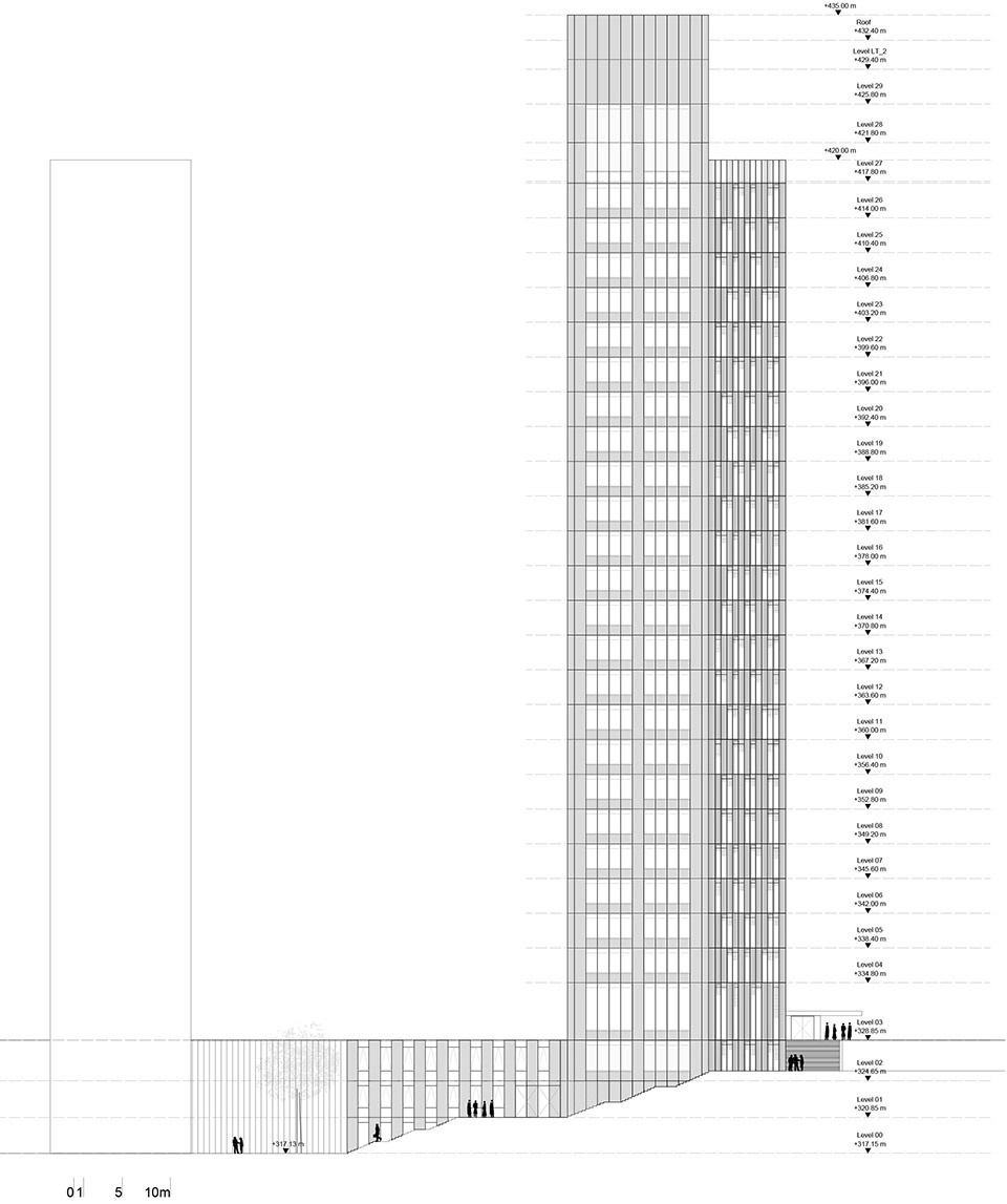 the 5th extension of the courthouse of the court of justice of the european union by dominique perrault architect