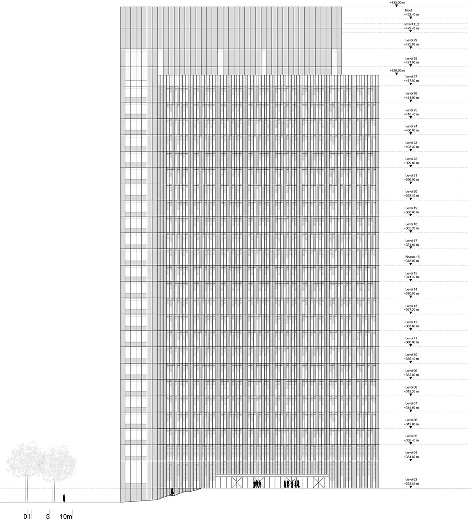 the 5th extension of the courthouse of the court of justice of the european union by dominique perrault architect