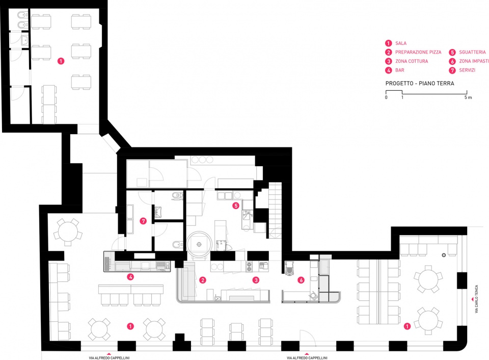 berberè披萨店米兰rizomaarchitetture