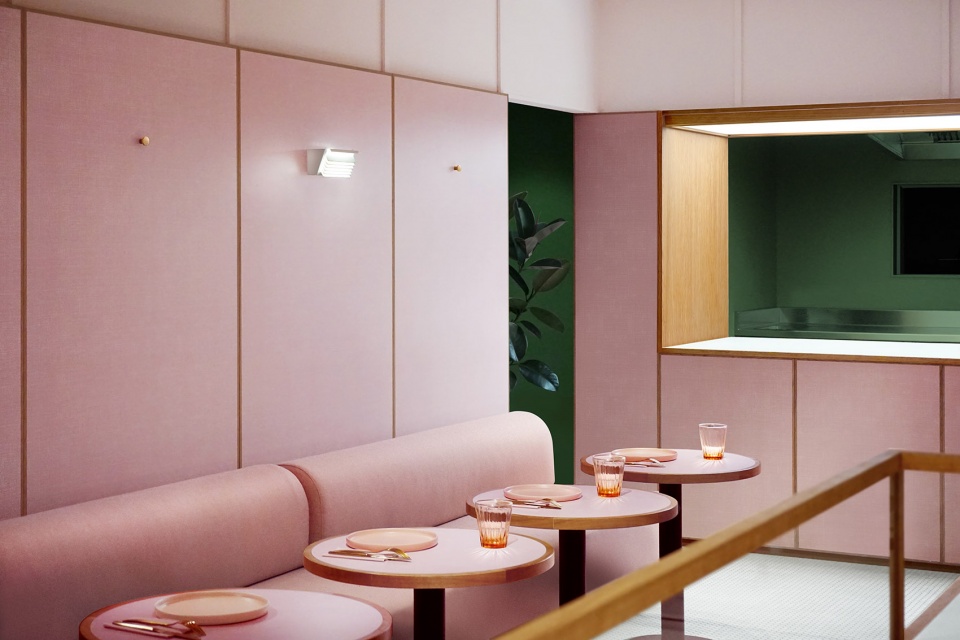 humble pizza cafe by child studio