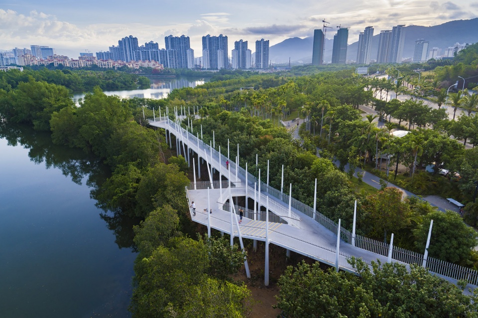 sanya mangrove park china by turenscape