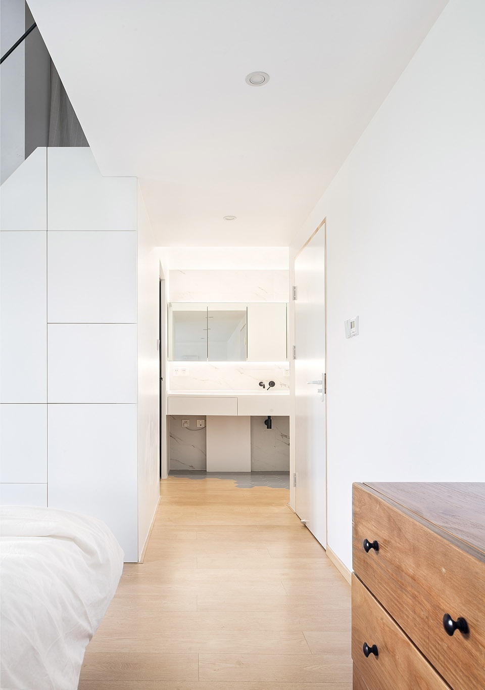 geometrical space for a two kid family china by atelier dy