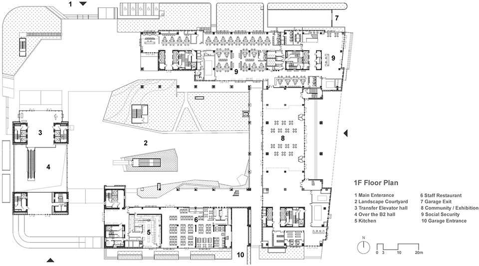 kunshan government affairs service centre china by sdtd