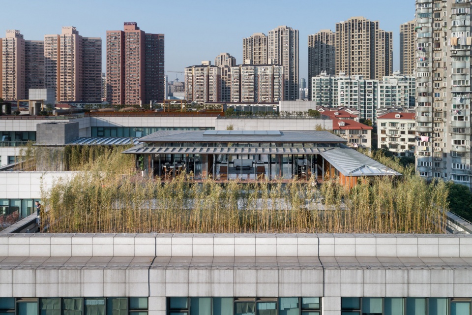 three rooms in a roof garden china by atelier z