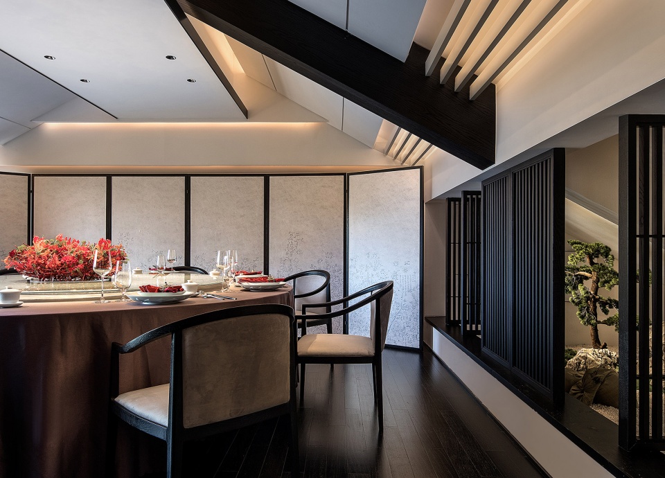 s480 dining villa china by hfd design institute