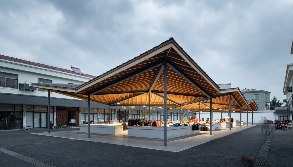 the renovation of the xiafu village farmers market china by bengo studio