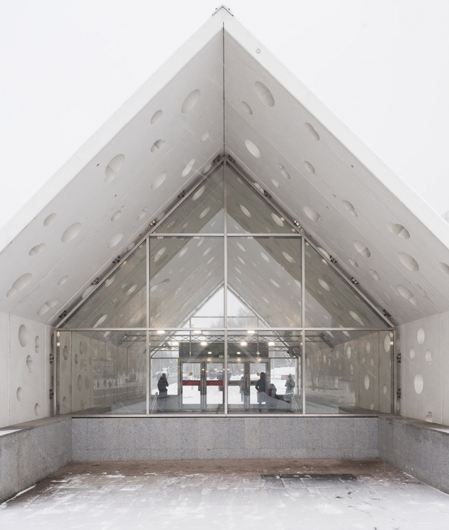 solntsevo metro station by nefa architects