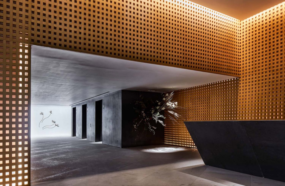 clubhouse and the entrance lobby area of luxury condominium fleur pavilia in hong kong china by uchida design inc