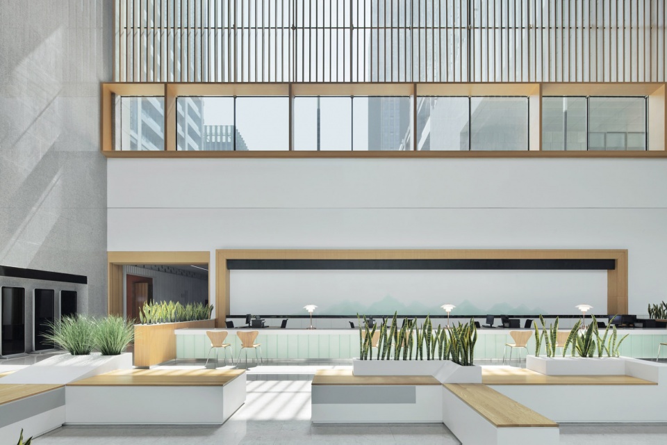 kunshan government affairs service centre china by sdtd