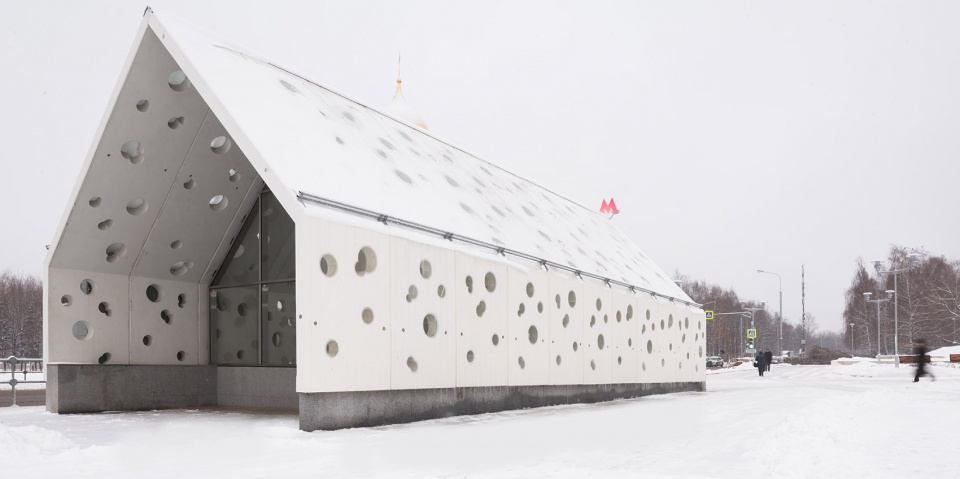 solntsevo metro station by nefa architects