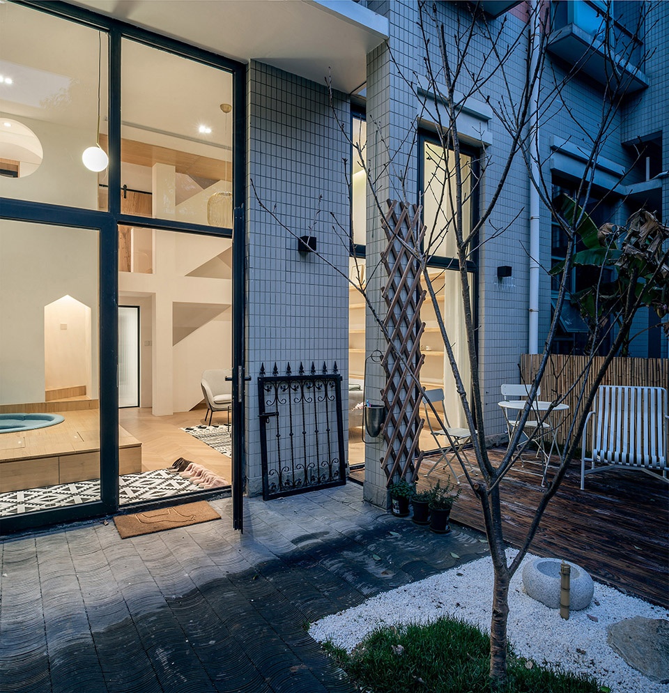 geometrical space for a two kid family china by atelier dy