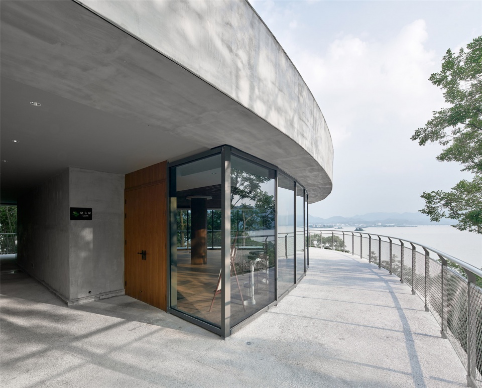 star boat overhead swimming pool on the bank of fuchun river in hangzhou china by the design institute of landscape architecture china ac...