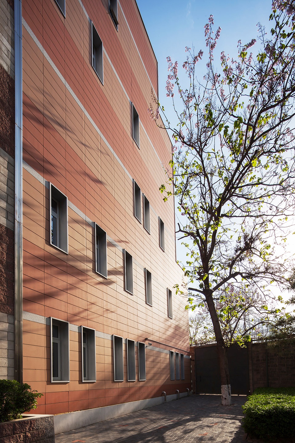 sunlight into the glass renovation of the administrative office building of huijia international school in beijing china by why co