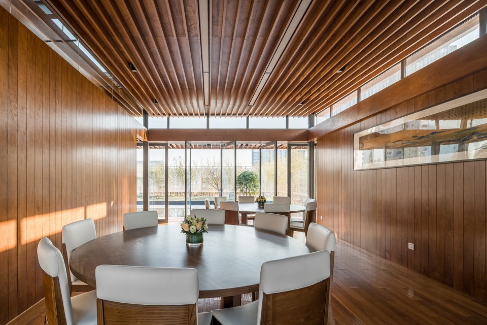 three rooms in a roof garden china by atelier z