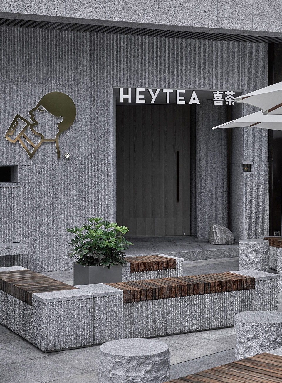 an urban shanshui space heytea at paragon center china by bloomdesign