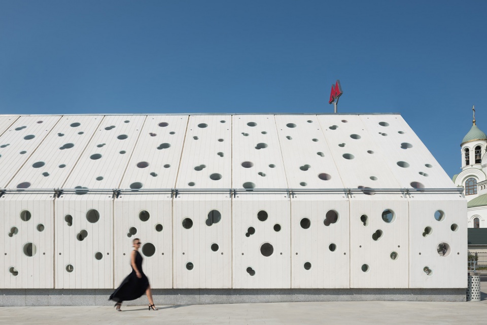 solntsevo metro station by nefa architects