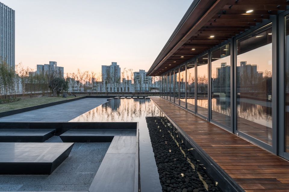 three rooms in a roof garden china by atelier z