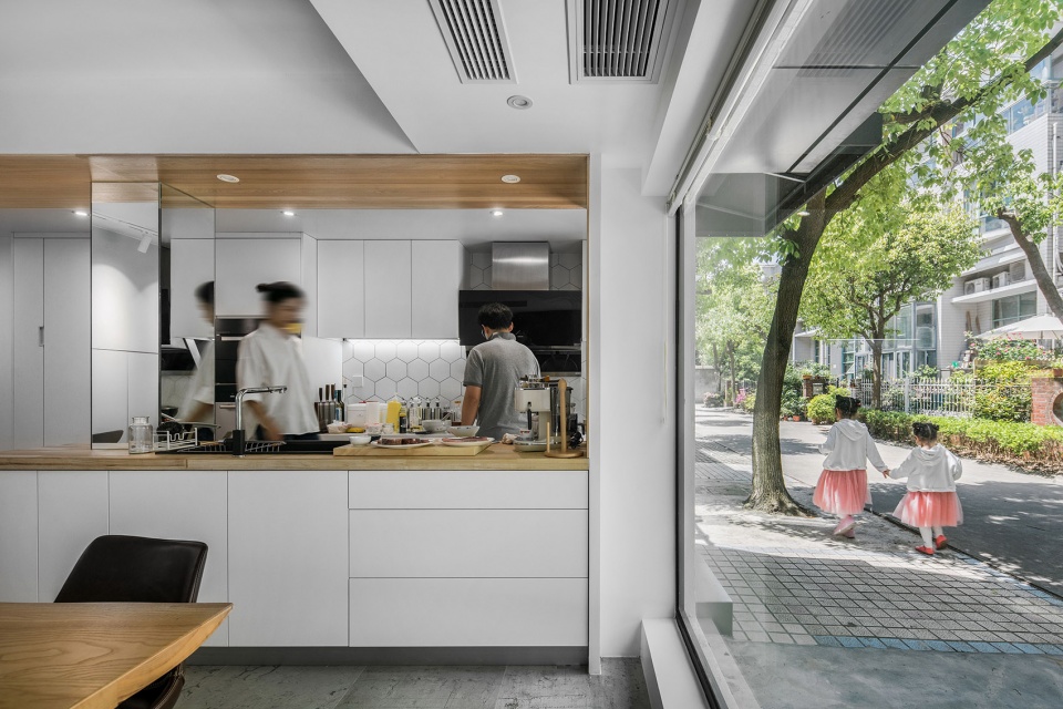 geometrical space for a two kid family china by atelier dy