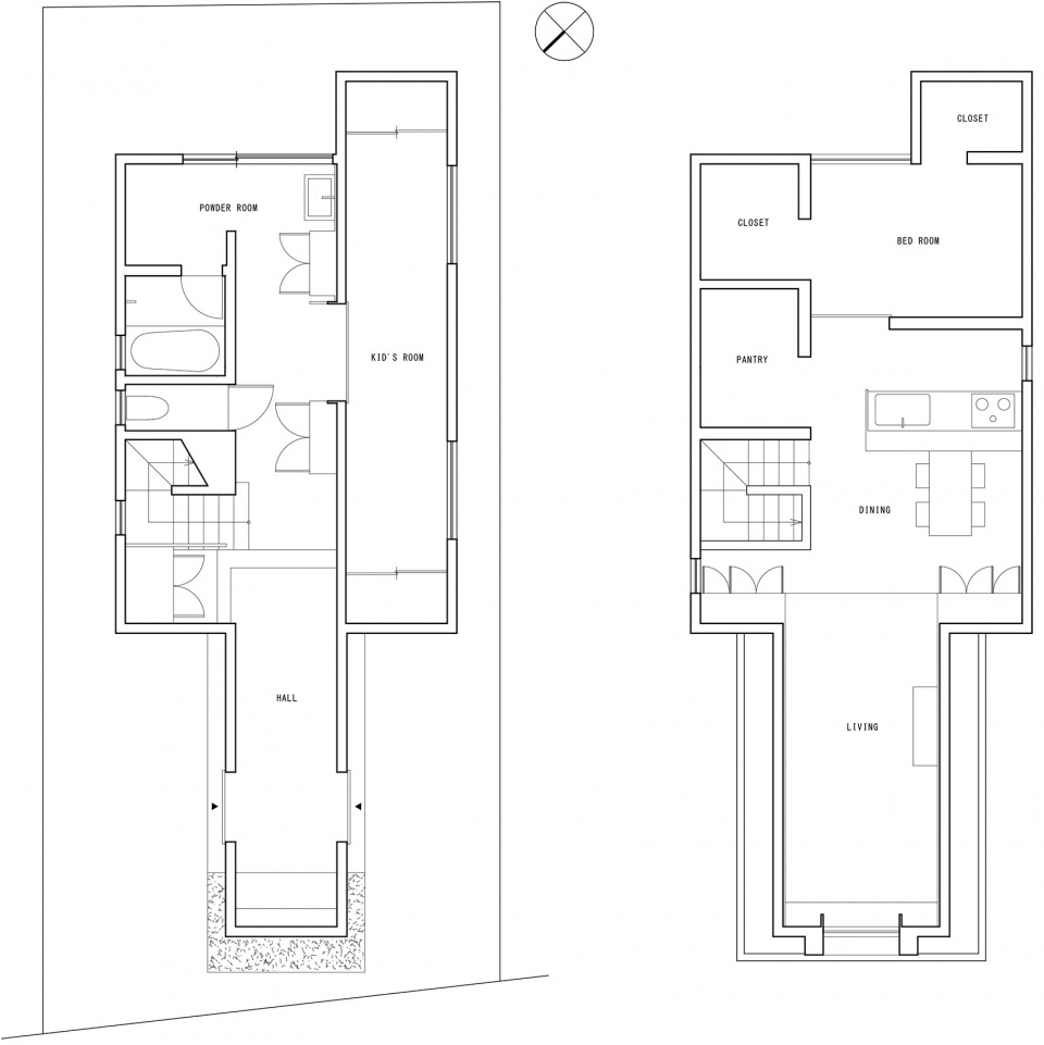 slender house by form kouichi kimura architects