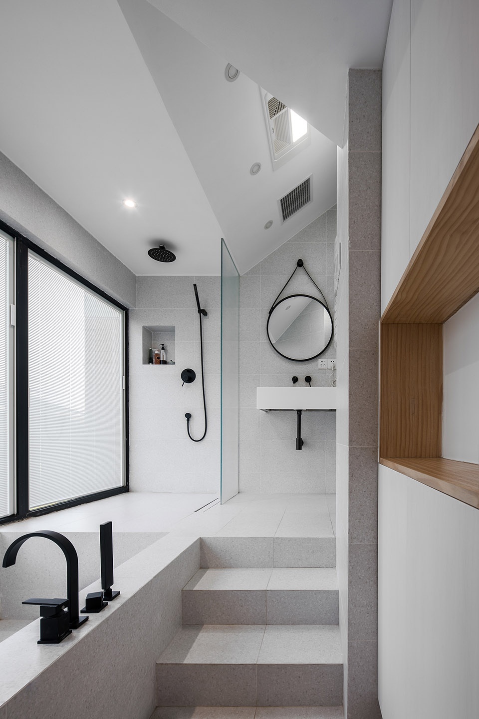 geometrical space for a two kid family china by atelier dy