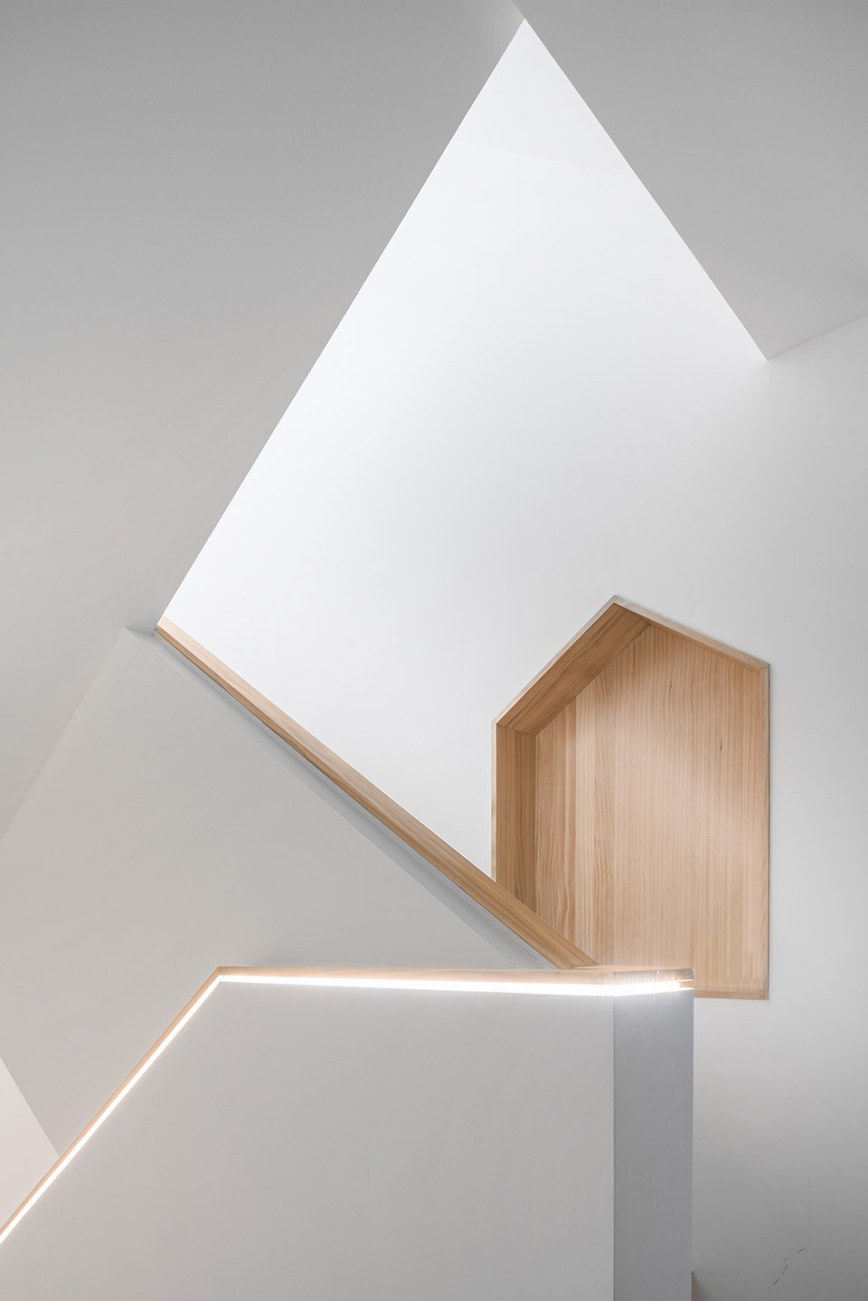 geometrical space for a two kid family china by atelier dy