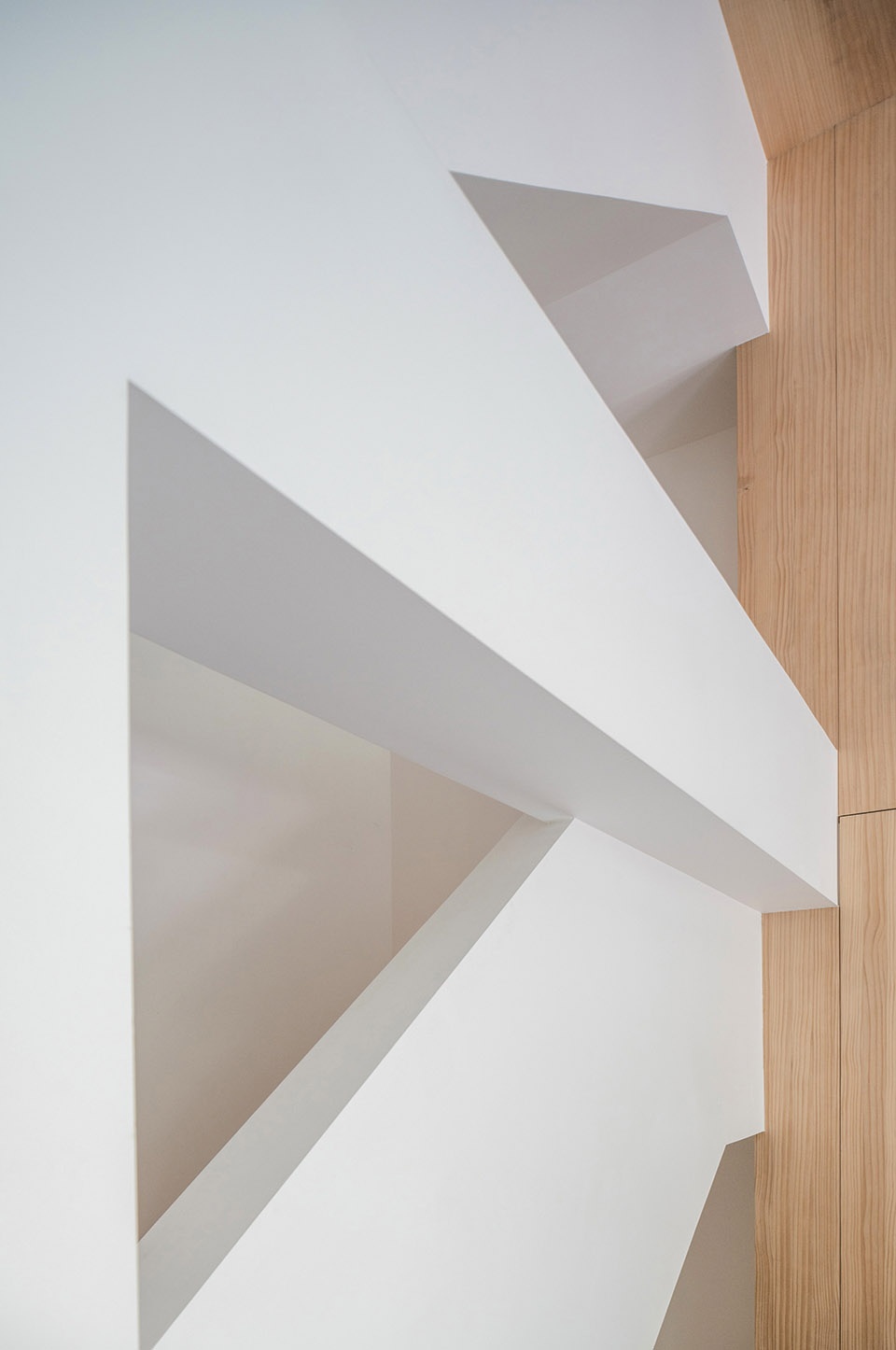 geometrical space for a two kid family china by atelier dy