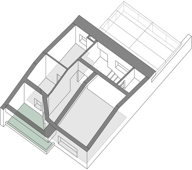 geometrical space for a two kid family china by atelier dy