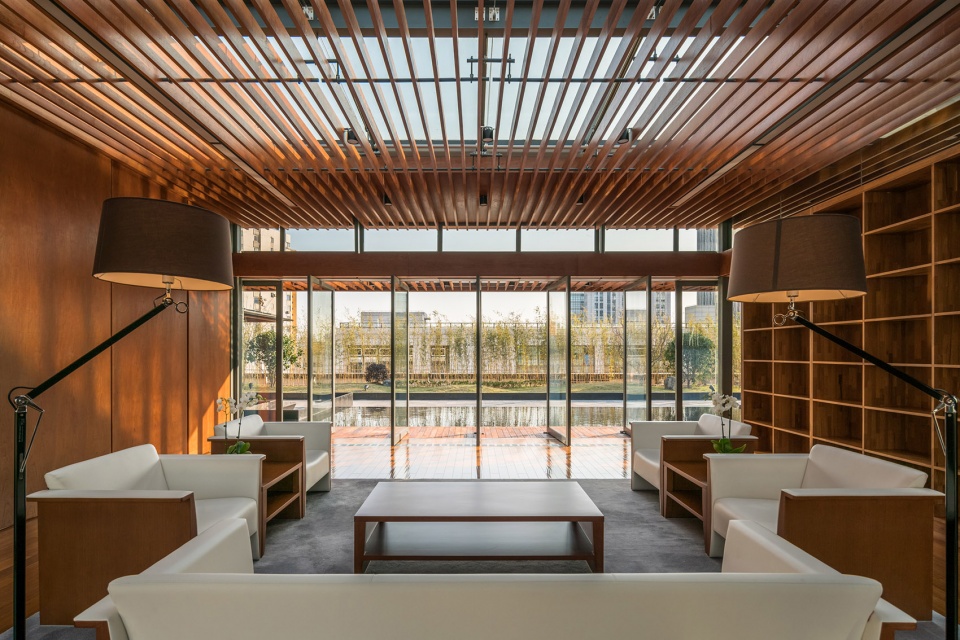 three rooms in a roof garden china by atelier z