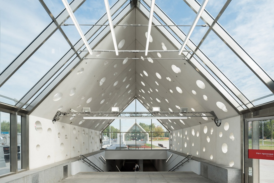 solntsevo metro station by nefa architects