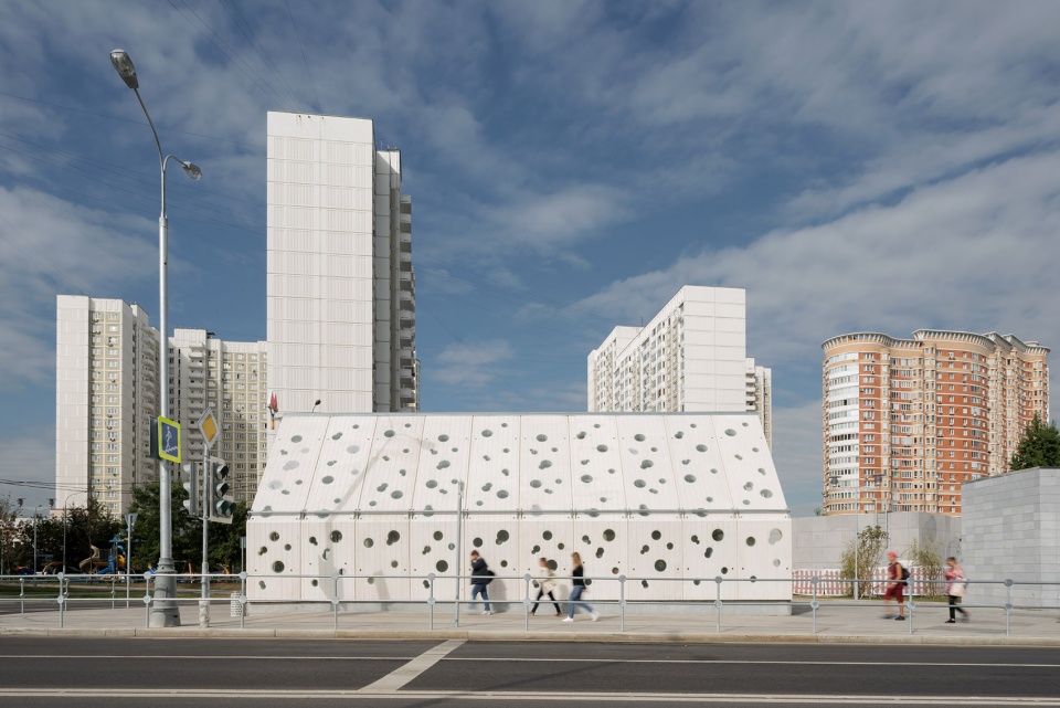 solntsevo metro station by nefa architects