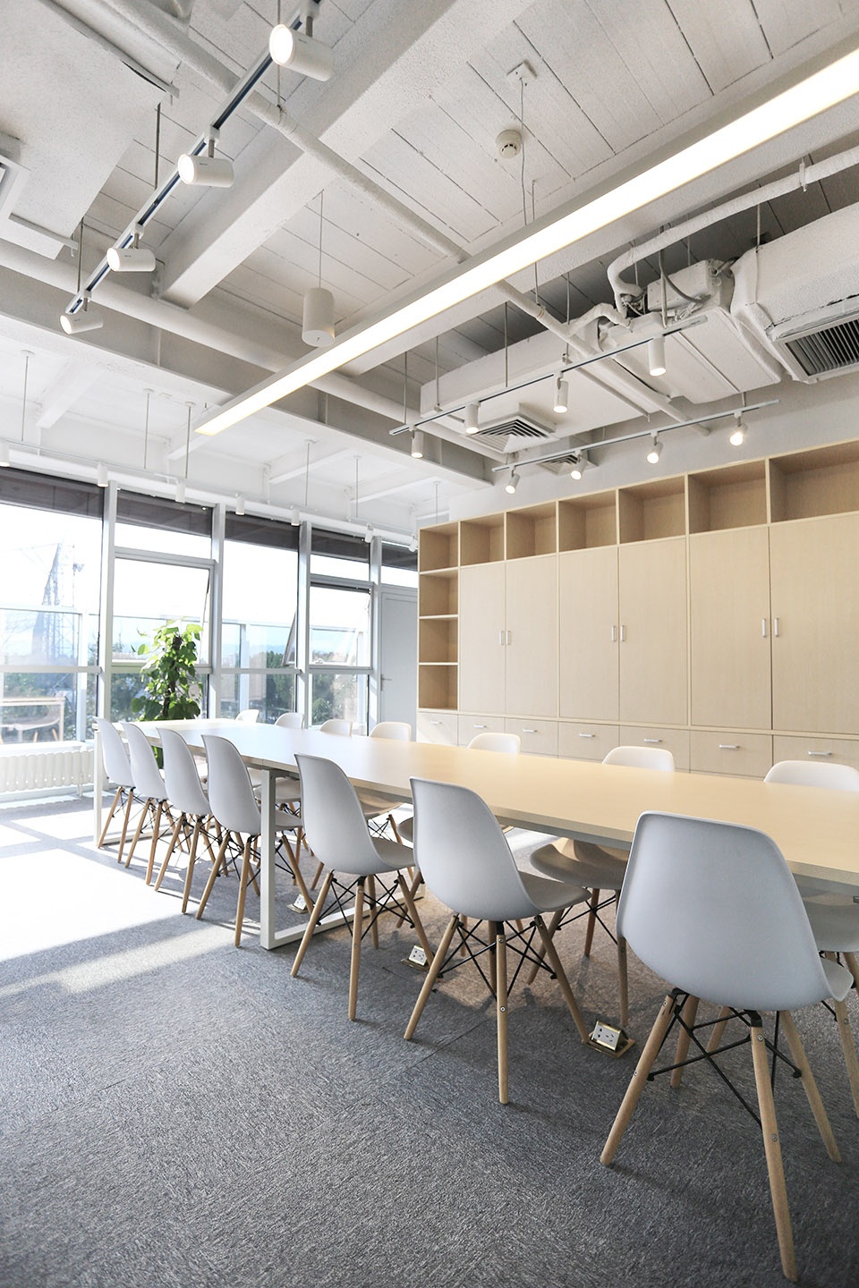 sunlight into the glass renovation of the administrative office building of huijia international school in beijing china by why co
