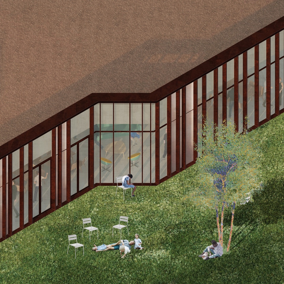 albert schweitzer community centre by mao architectes