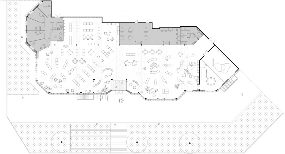 albert schweitzer community centre by mao architectes