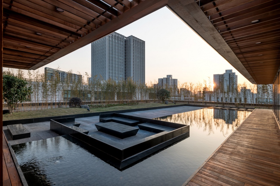 three rooms in a roof garden china by atelier z
