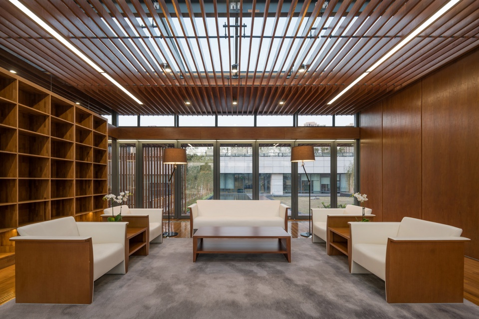 three rooms in a roof garden china by atelier z