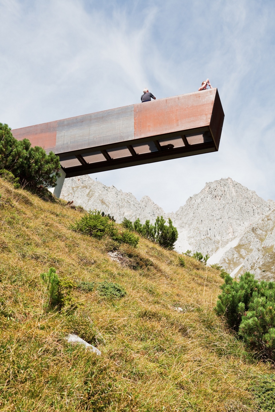path of perspectives panorama trail on innsbrucks nordkette range snohetta