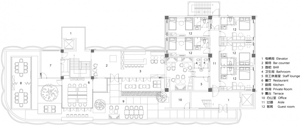 xishe hidden city in kunming china by searching design