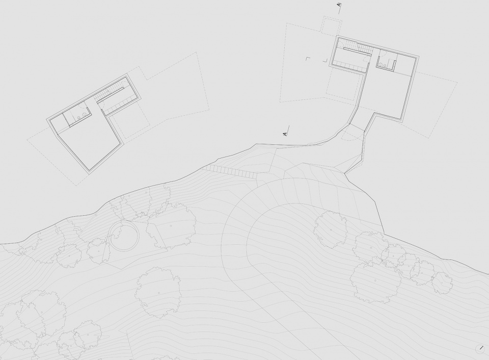 twin house by extrastudio