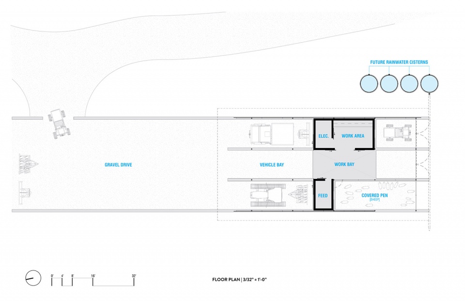 SAXUM VINEYARD EQUIPMENT BARN by Clayton Little